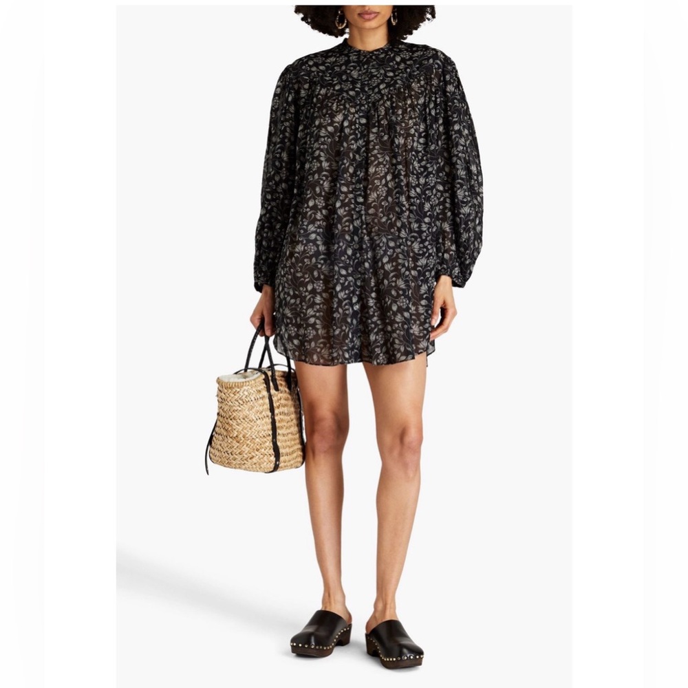 Isabel MARANT ÉTOILE New with tag mousseline mini mildi dress size 40